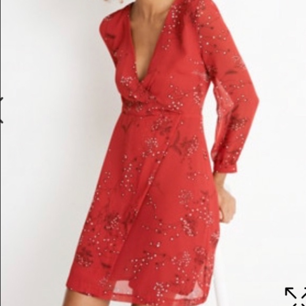 Red madewell dress